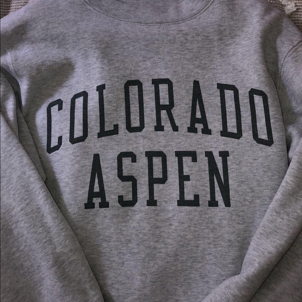 brandy colorado aspen crewneck